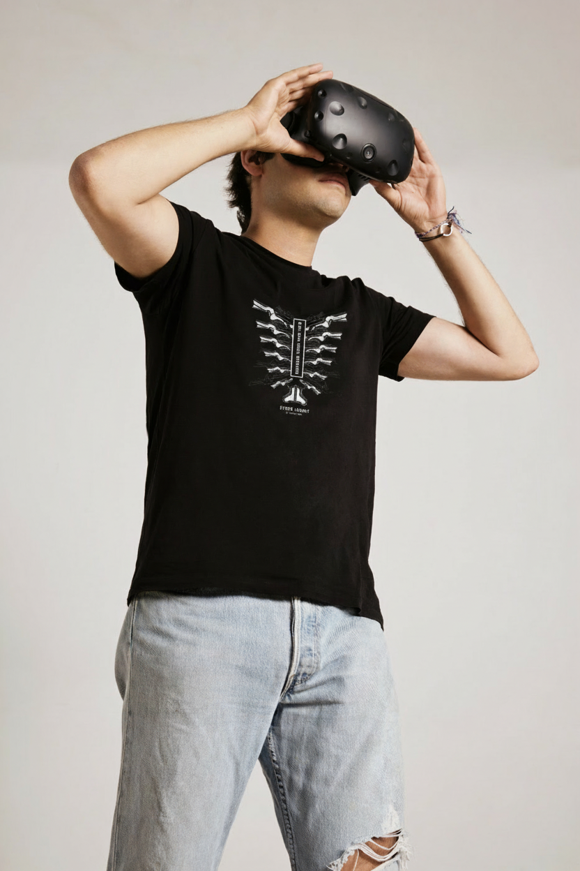 Cyber Legacy T‑Shirt — Vintage Tactical Drone Graphic Tee